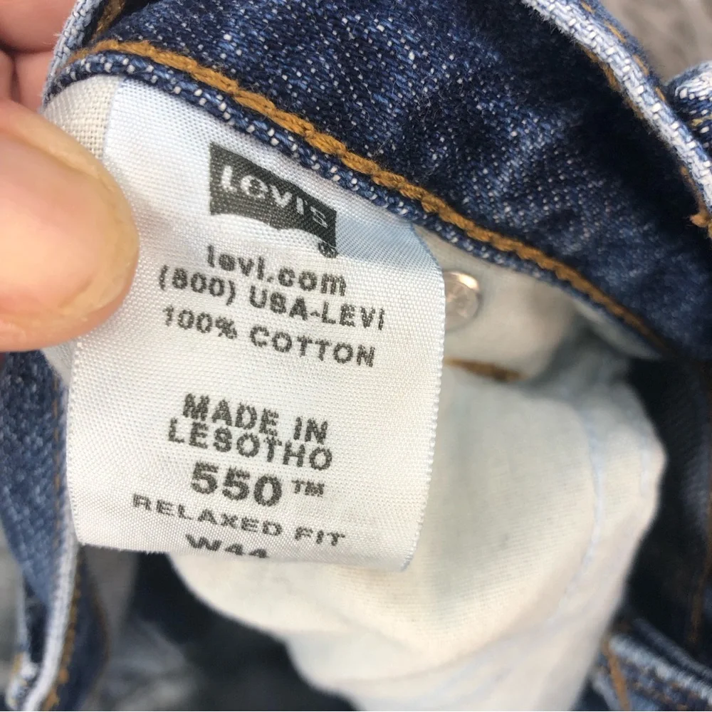 Levis Shorts 550 Mens Size 44 Denim Relaxed Fit